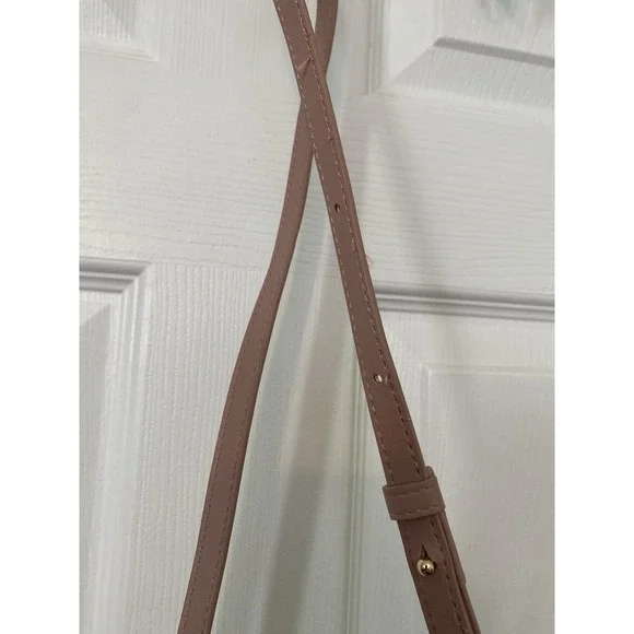 Samara‎ Medium Shoulder Bag Peony Blush Pink Crossbody Vegan - Picture 9 of 10